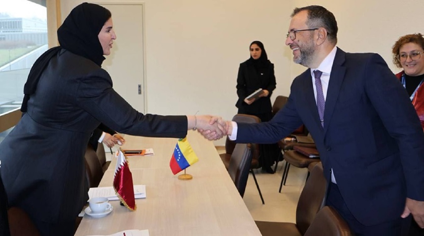 Venezuela y Catar refuerzan cooperación bilateral en Ginebra